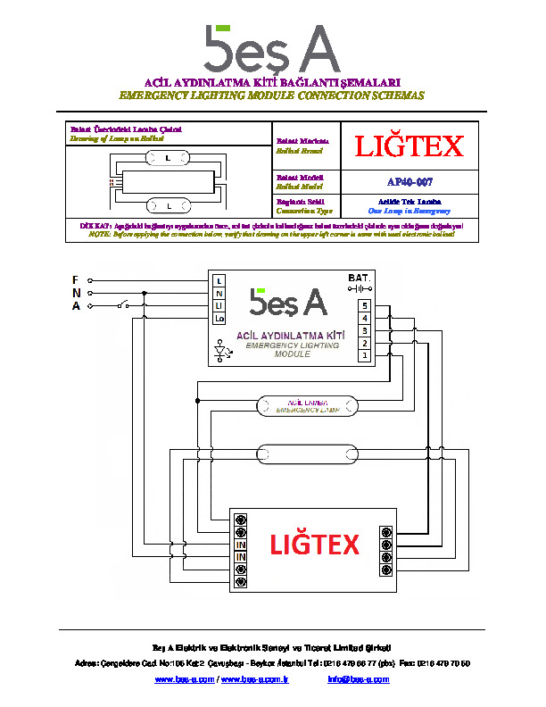 LIĞTEX AP40-007-2X36