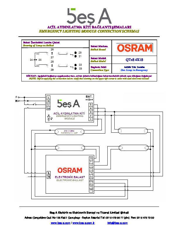 Osram QTz8 4X18