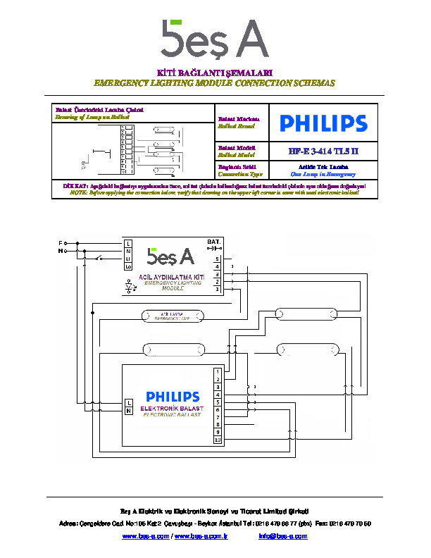 Philips HF-E 3-414 TL5 II