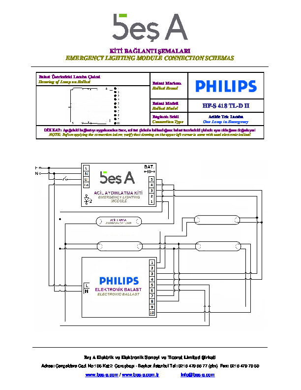 Philips HF-S 418 TL-D II