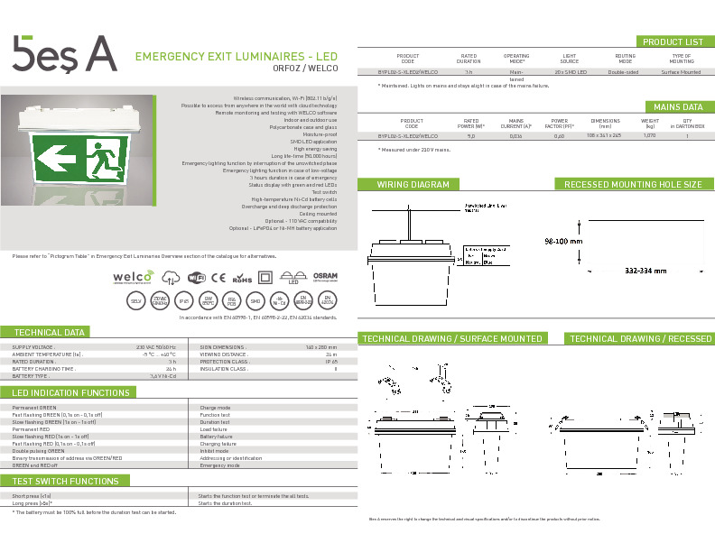 Bes A Product Catalogue ORFOZ (WELCO)