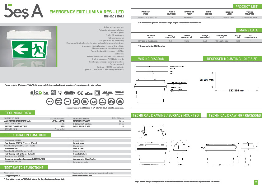 Bes A Product Catalogue ORFOZ (DALI)