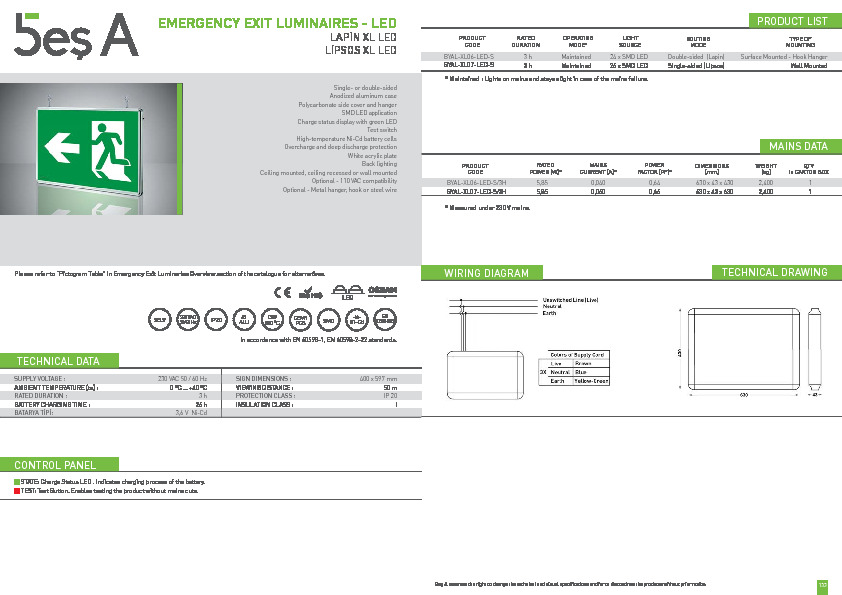 Bes A Product Catalogue LAPIN XL & LIPSOS XL LED