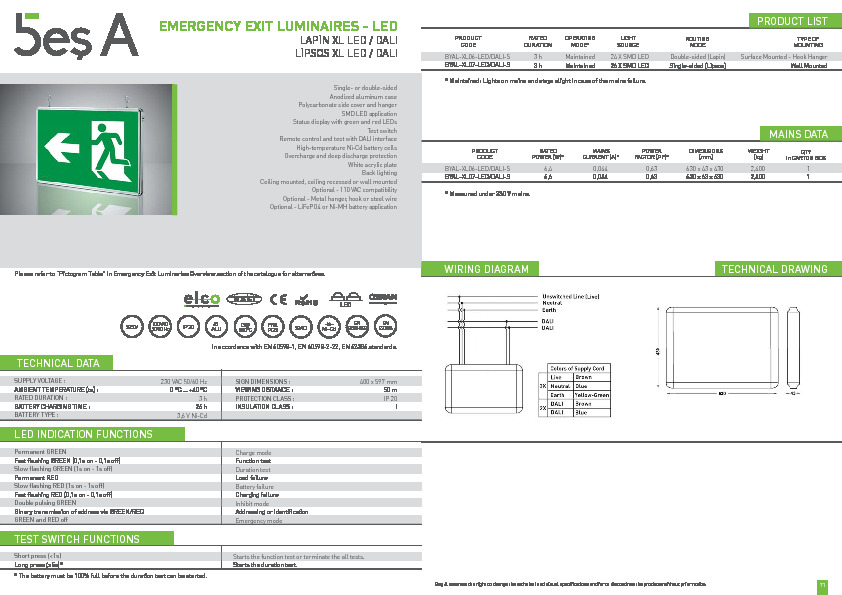 Bes A Product Catalogue LAPIN XL & LIPSOS XL LED (DALI)