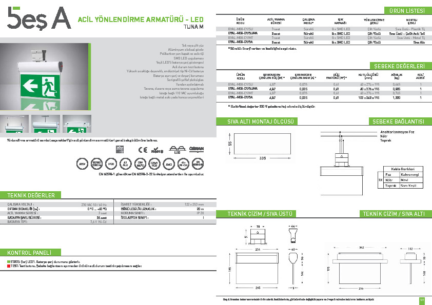 Beş A Ürün Kataloğu TUNA M