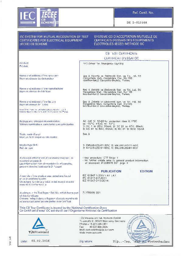 EMLUS-LED (CB)