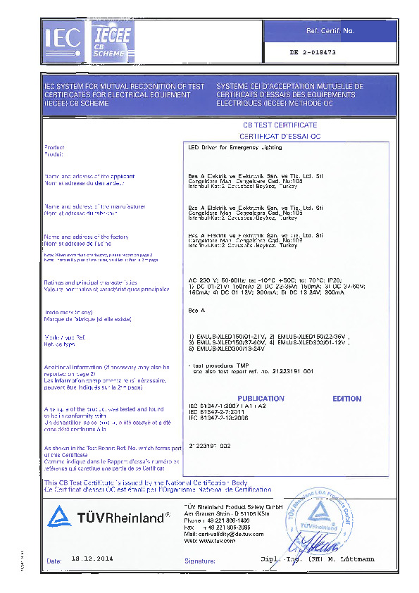 EMLUS-XLED (CB)